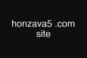 honzava5 .com site