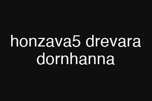 honzava5 drevara dornhanna