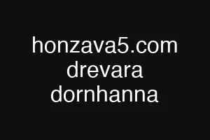 honzava5.com drevara dornhanna
